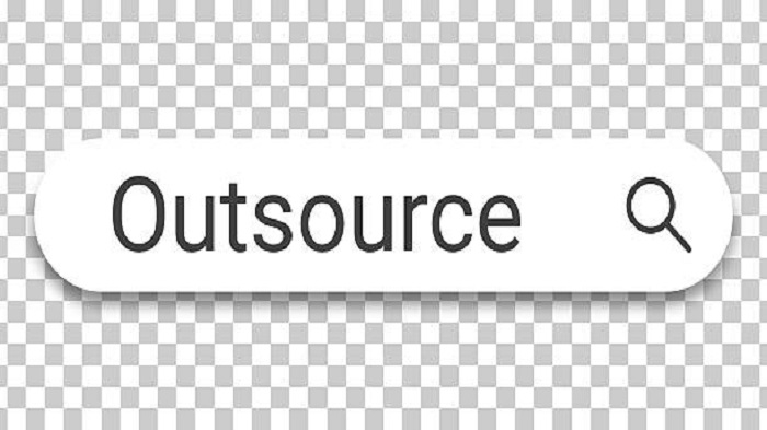 Barre de recherche isolée sur fond blanc - avantages de l'externalisation téléphonique - Activ Solution